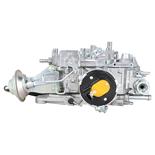 waltyotur 4 Barrel Carburetor For 1904R 1906R Rochester Quadrajet 4MV Vacuum Secondary 750CFM Replacement for Chevy GMC with 305-350c.i Engine 1980-1989 Electric Choke 4BBL Carb W/Gaskets Plugs Jets