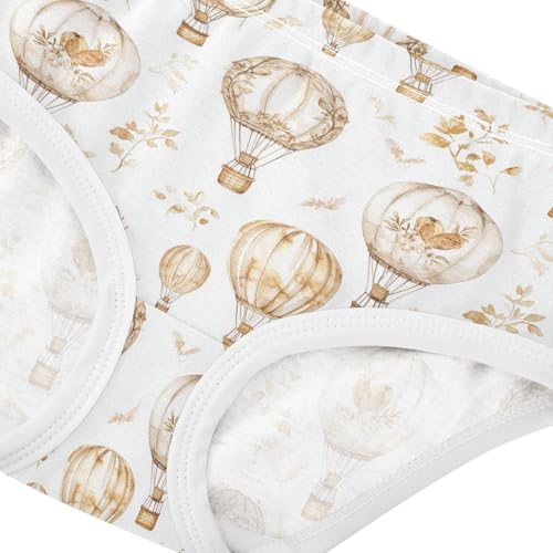 Girls Underwear Soft Cotton Balloon Kids Panties in Sizes 2/3t, 4t, 5t, 6 and 84