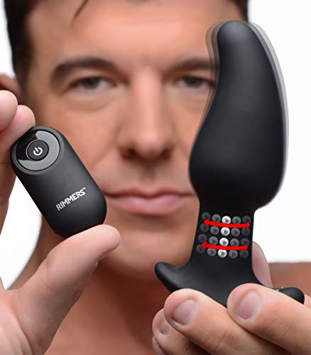 Prostate plug vibrant Rimmers Gyro-M pour surmonter les difficultés d'orgasme masculin