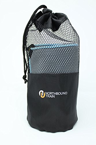 Northbound Train Camping Towel Set with Quick Dry Technology. Pack Towel and Travel Towel. Large Microfiber Towel and Sport Towel Included