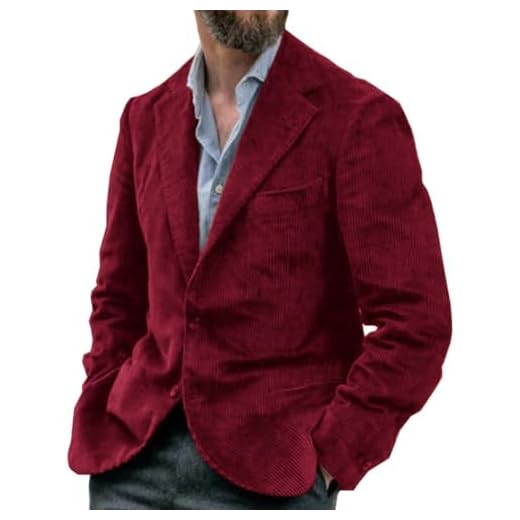 Terno masculino de veludo cotelê slim fit, ternos casuais, blazers, casacos esportivos masculinos, jaquetas de tweed, roupas formais para padrinhos, Borgonha, GG