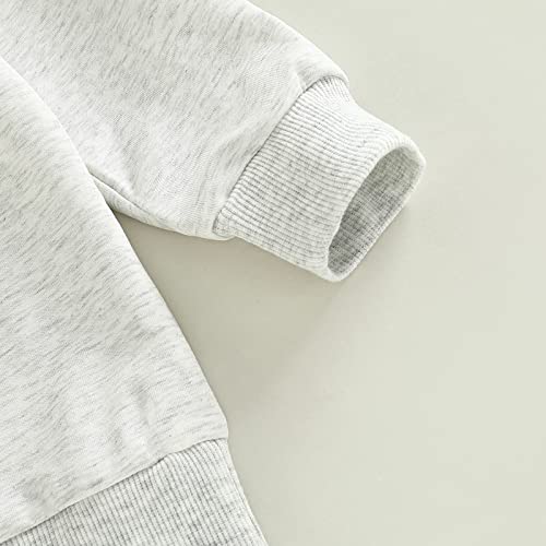 Toddler Kids Baby Boy Girl On Sunday We Watch Football With Daddy Mommy Sweatshirt Long Sleeve Pullover Tops Fall Winter Clothes (Gray Daddy, 2-3T) #TOP5