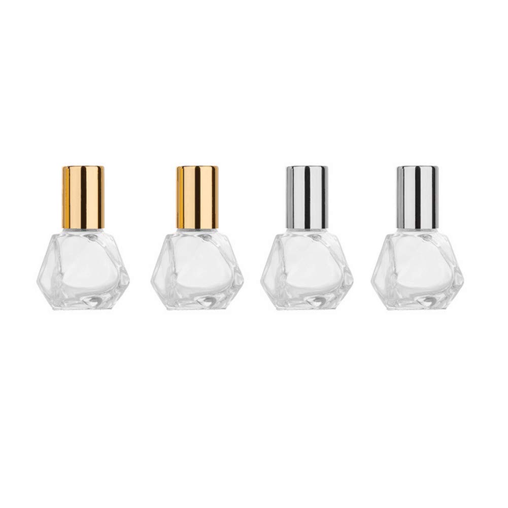30 Mini flaconcini riempibili in vetro trasparente, da viaggio, per campioncini di profumo, oli essenziali e fragranze per aromaterapia, 2ml