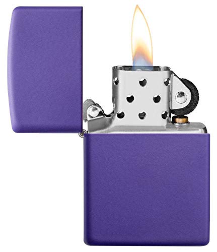 Image of Zippo Storm Lighter - Matte Purple - Base Model - Refillable - Reusable - Windproof Design - Gift Box - Made in USA