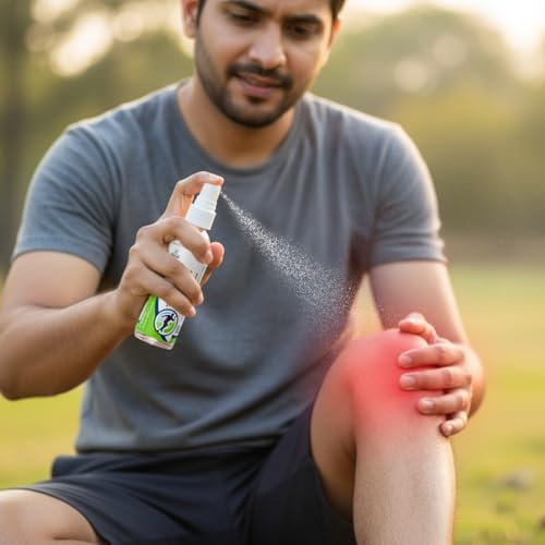 Image of Vedistry Go365 Ayurvedic Pain Relief Spray for Sprains & Sore Muscles | Fast and Quick Absorption & Groin Support for Injuries & Joint Care | Fast-Acting Relief for Pain, Swelling, Reduce Inflammation & Irritation for Back, Knee, Neck, Leg, Shoulder & Muscle Discomfort | Instant Cooling Action for Quick Recovery - 90 Ml (Pack of 2)