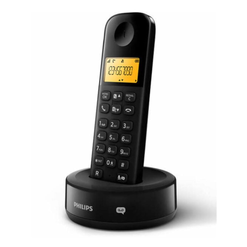 Téléphone fixe Philips D2602B/01 idéal pour appeler en mains libres dans le salon