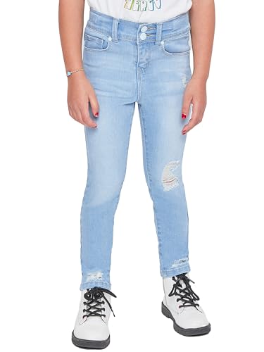 YMI Toddler Girl Adjustable Waistband 2 Button Snap Skinny Jean
