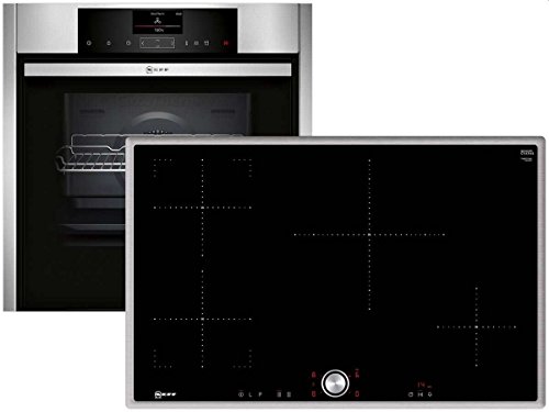 Preisvergleich Produktbild Neff FS812 Set Dampfgar-Backofen BFS4524N + Induktionskochfeld TBT4813N Küche