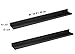 O&K FURNITURE Set of 2 Black Picture Ledge Diaplay Wall Shelf, 18.9