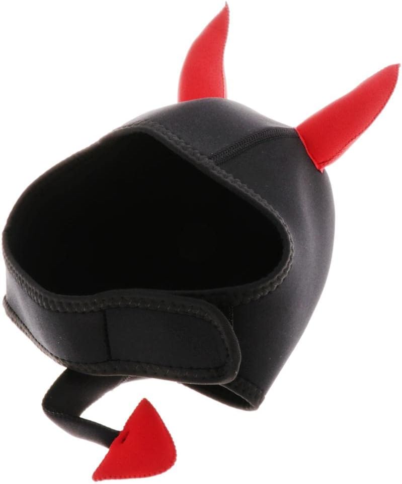 3mm Scuba Wetsuit Hood Premium Thermal Headgear for Diving | Weight Neoprene Full Face Mask for Men Women Youth | Surfing Snorkeling Kayaking Sailing Balaclava Dive Hood - Red