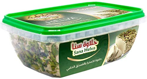 Halva turco increíblemente delicioso con pistacho 400 gramos, Tahini Halvah de MariamPantry Halva turco increíblemente delicioso con pistacho 400 gramos, Tahini Halvah de MariamPantry