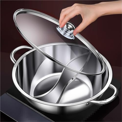 Olla Hot Pot de Acero Inoxidable 34 cm para Shabu Shabu miniatura 4
