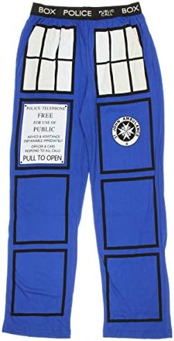 Doctor Who TARDIS Royal Blue Lounge Pantst (Adult X-Large)