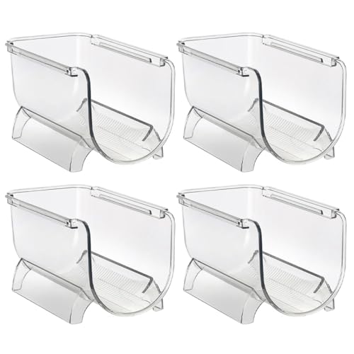 Opiniones y reviews de Botelleros - 5 favoritos. 47 MOBUTOFU Soporte para Botellas de Vino Pet Transparente 4 Piezas, Botellero Apilable para Refrigerador y Encimera, Organizador de Botellas para Almacenamiento en Cocina y Despensa