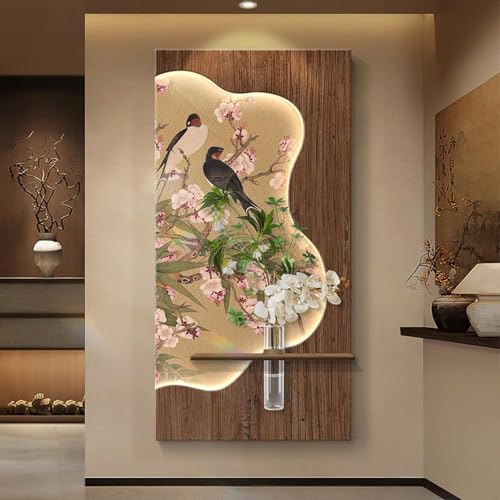 Décoration Murale 3D en grès rétroéclairée LED pour illuminer et décorer un couloir sombre
