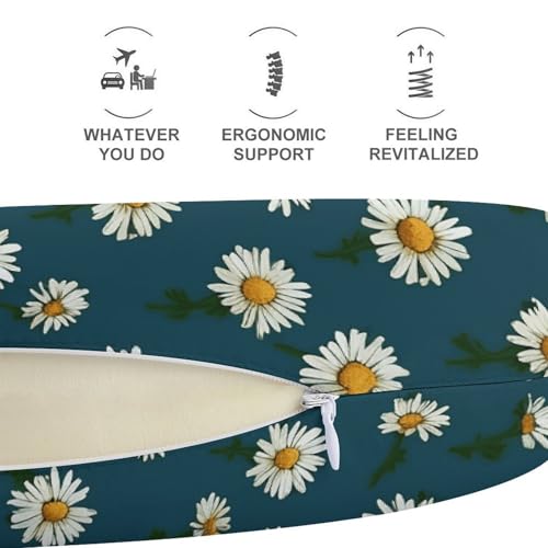 Almohada de espuma viscoelástica U con soporte para cuello miniatura 5