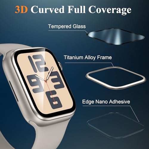 Image of Mr.Shield (2 Pack) Screen Protector for Apple Watch Series 6 5 4 44mm