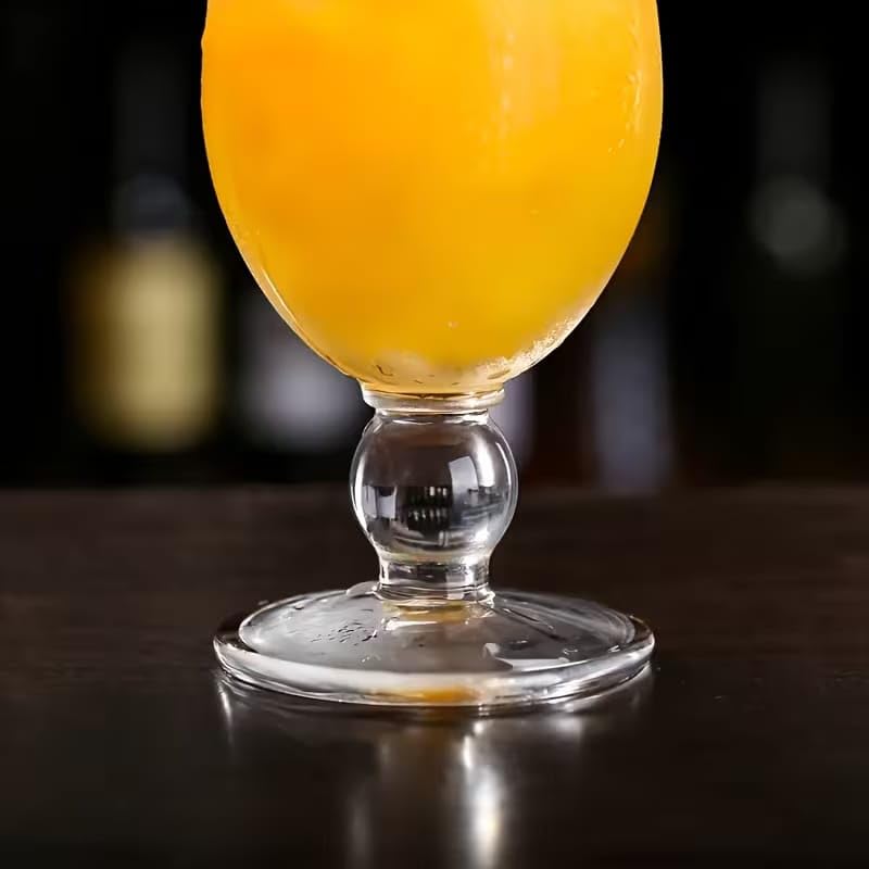 Image of PrimeWorld Premium Hurricane Cocktail Glasses Set of 2 - 430ml | Crystal Clear Party Drinkware for Cocktails, Pina Colada & Mocktails
