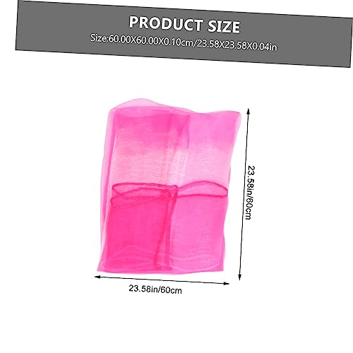 CLISPEED 30pcs Gradient Velour Scarf for Boys and Girls Lightweight Decorative Scarves for Kindergarten Performance Creative Mixed Silks for Activities2