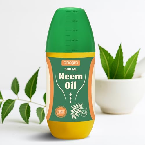Cinagro Cold Pressed Neem Oil Concentrate (500ml, Makes 120 Litre...