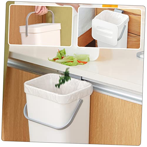 Caneca de basura rectangular para colgar en cocina miniatura 5