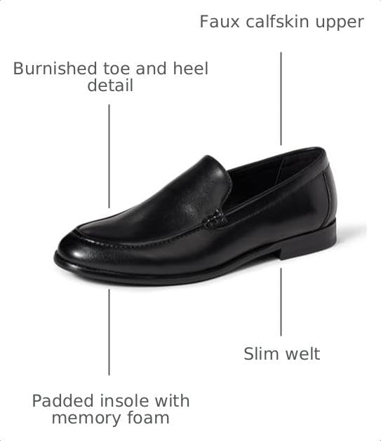 Image of Amazon Essentials Men's Venetian Dress Slip-On Loafers with Memory Foam