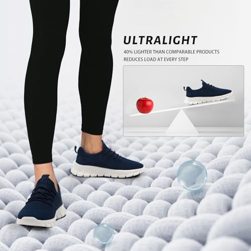 Image of Running Shoes Women Sneakers Tennis Non Slip Walking Gym Workout | Slip on Athletic Breathable Work Comfortable Fashion light Sport Casual jogging hiking Shoe