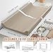 JVEOO Vegan Leather Baby Changing Pad, Waterproof & Wipeable Soft Diaper Changing Mat 32“ x 16.6