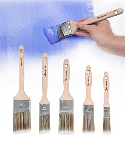 ROLLINGDOG 5pc Paint Brush Set Includes 1