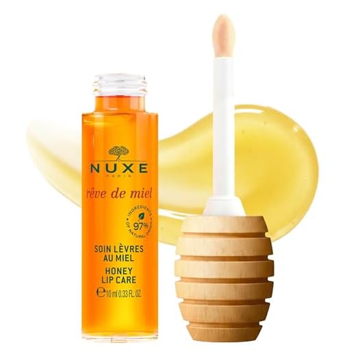 NUXE Tratamiento de Labios con Miel, 10 ml, Rêve de Miel LIP Labios transparente