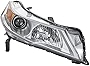 TYC Right Headlight Assembly Compatible with 2009-2011 Acura TL