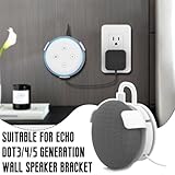 Generic Echo Dot 3rd, 4th & 5th Gen Wall Mount Holder, Space-Saving Accessory with Built-in Cable Management, Includes Screws (1pcs) - Image 6