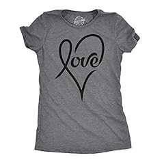 Dark Heather Grey - Love Cursive