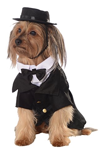 Disfraz Halloween para perro XX-Large Tuxedo y Sombrero
