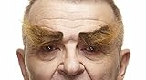 Mustaches Self Adhesive, Novelty, Realistic, Fake Eyebrows, Brown Color