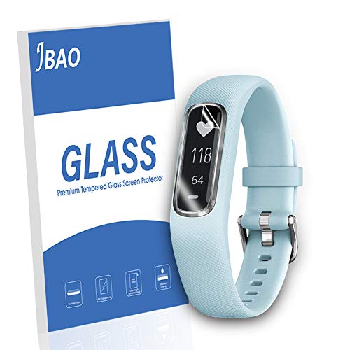 Jbao Direct [6-Pack] for Garmin Vivosmart 4 Screen Protector, [Anti-Fingerprint][Scratch Resistance][Ultra Clear][No Bubble][High