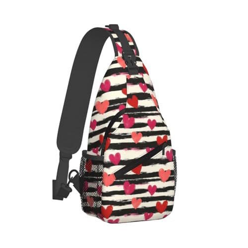 Sac à bandoulière pour voyage et randonnée avec sangle ajustable et zips solides