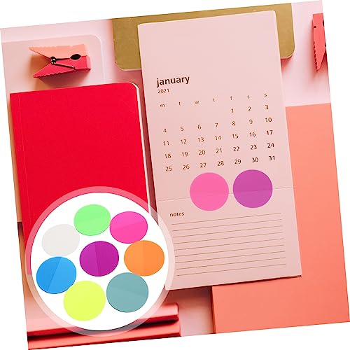 Marqueurs effaçables à sec et bloc-notes de bureau NUOBESTY transparent avec trombones