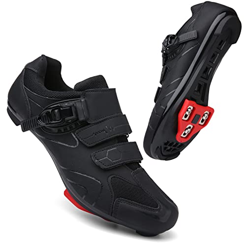 Vicogn 568 Mens Womens Cycling Shoes Compatible With Peloton Indoor Bicycle Pedals Clip In Road Bike Shoes Pre-Installed thumb #7