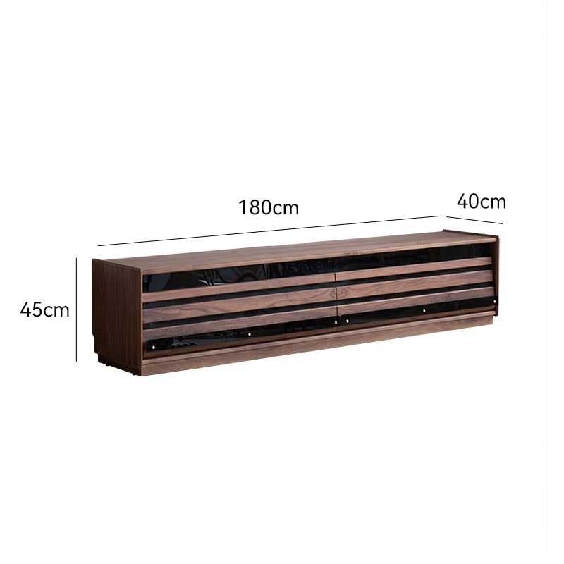 180x40x45cm Mobile Intrattenimento a Terra Legno, Arredamento Deposito Soggiorno Casa per Hotel, Sala Relax Mobile TV per Camera da Letto