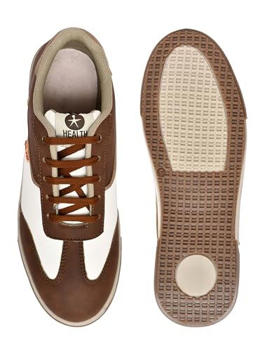Image of HEALTH FIT Softest Cushioned Sneakers Supreme Comfort Fashion Sneakers for Men's Low Top Sneakers Sophisticated Style Versatile Design 149