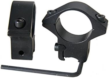 RSM Optics 1 Inch/25.4mm Scope Mount Rings Low Profile for 11mm Dovetail Rail 1PIN