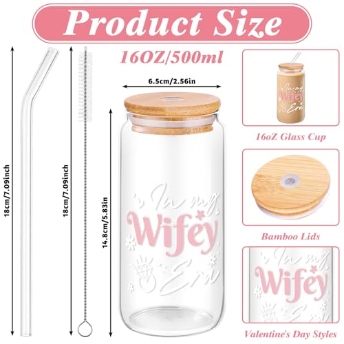 Bridal Shower Gift: 16 oz Pink Coffee Cup with Code KAJZWTPH