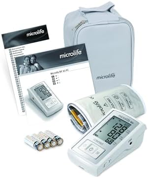 Microlife BP A3 Plus Upper Arm Blood Pressure Monitor | BIHS A/A Validated for Clinical Accuracy | MAM 3-Reading Average & Pulse Arrhythmia Detection | 2 User Memory | Includes M-L Cuff (22-42cm)