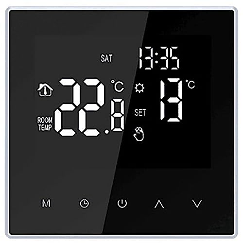 HUPYOMLER 2X Termostato Inteligente ME81H Controlador de Temperatura Digital Circulación Calefacción Eléctrica por Suelo Radiante Programable