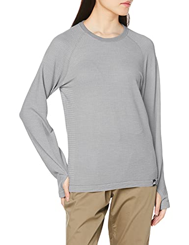 ウールカットソー WHOLE GMT WAFFLE WOOL CRW W 4809 HEATHER GREY EU XS/S