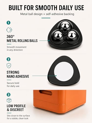 Image of 8 Pcs Appliance Caster - Appliance Slider, 360 Swivel Mini Ball Appliance Rollers for Kitchen Appliances, Sticky Universal Wheels for Air Fryer, Coffee Maker, Stand Mixer