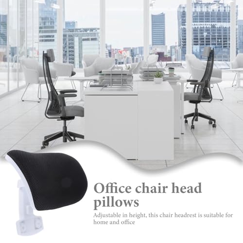 Chaise de bureau ergonomique avec dossier réglable noir et blanc modèle C