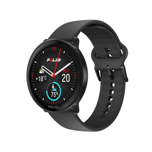 Polar Ignite 3 - Montre fitness et bien-être, GPS, Analyse du sommeil, Écran AMOLED, Bracelet d'activité 24h/24, Fréquence cardiaque, Séances d'entraînement personnalisées, Guidage vocal en temps réel