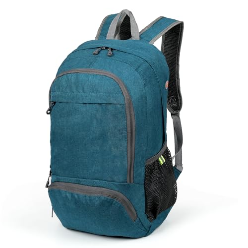 TANTOMI Wanderrucksack Ultraleicht Faltbarer Rucksack Klein, Packable Tagesrucksäcke Trekkingrucksack Outdoor Sportlich Leicht Backpack Travel Daypack für Damen Herren